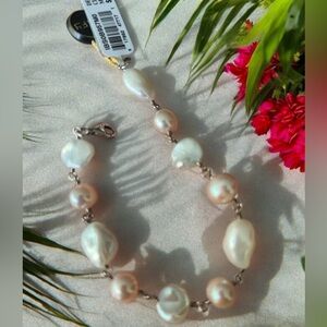EFFY pink and white cultured pearl bracelet
